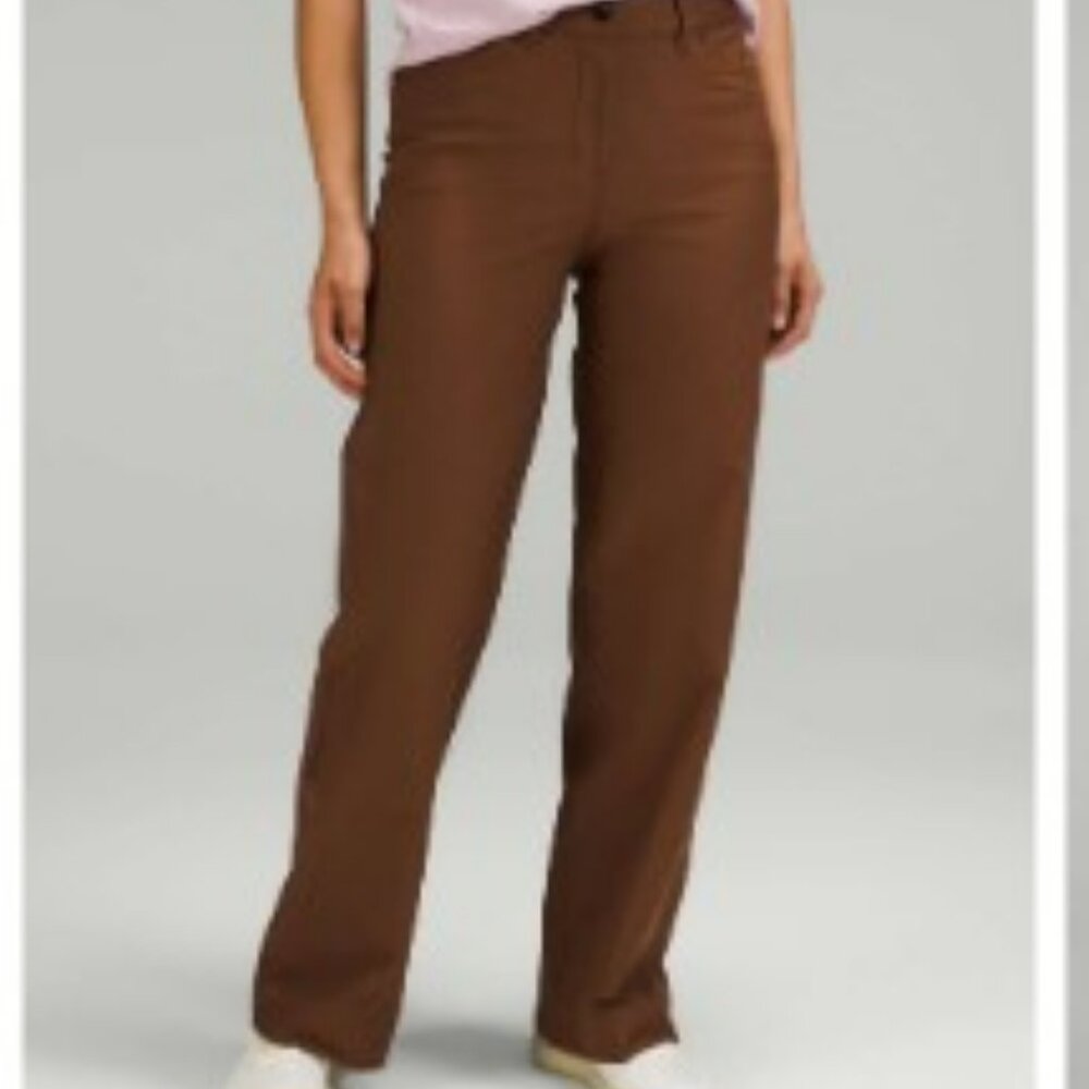 Lululemon City Sleek 5 Pocket Wide-Leg High-Rise Pant *Light Utilitech Size 29